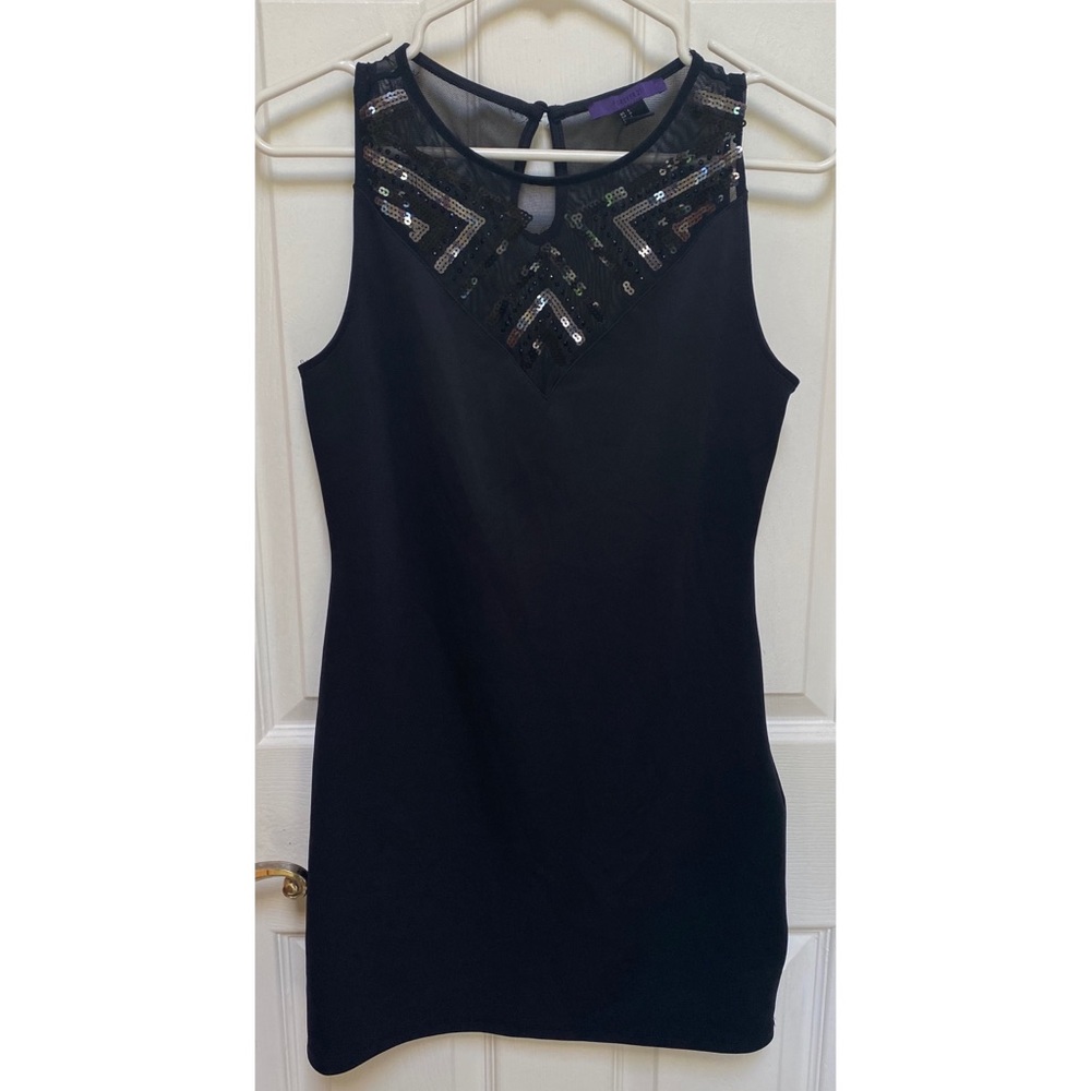 Forever 21 Black Sequin Mini Dress